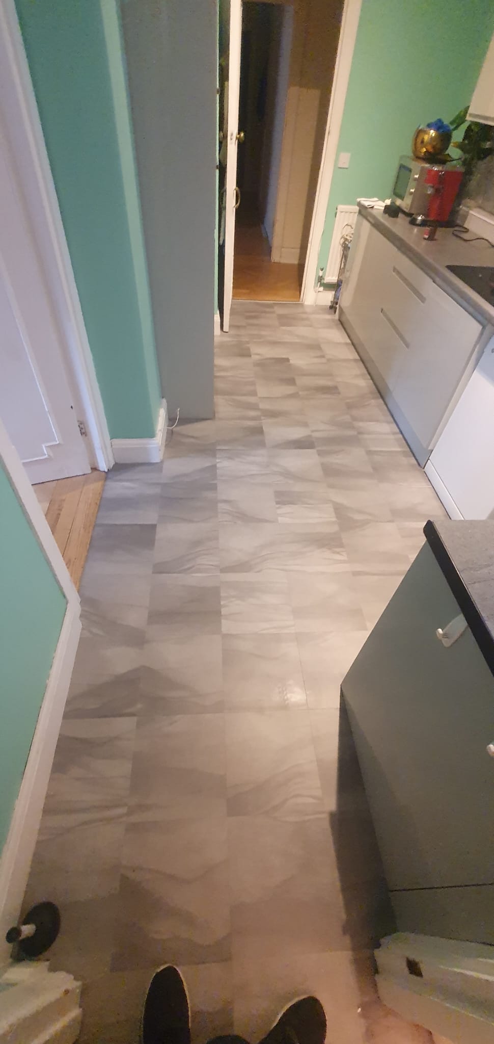 Amtico Signature Umbra Veil installation in Shepherds Bush-2