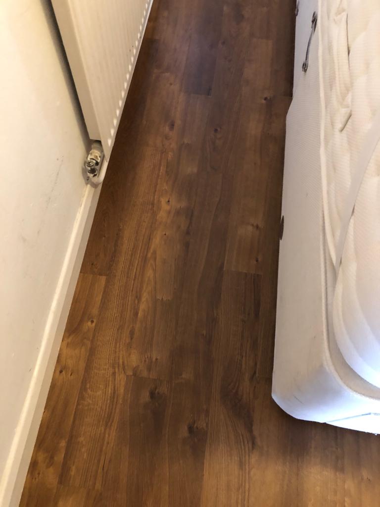 Amtico Spacia Royal Oak installation in 1