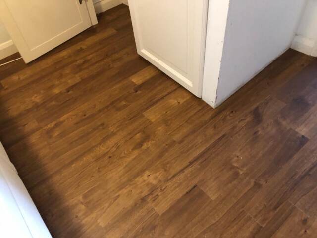 Amtico Spacia Royal Oak installation in Chiswick