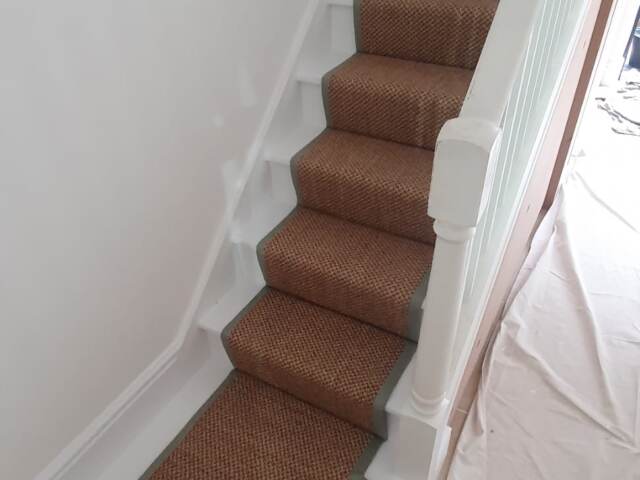 Fibre Carpets Sisal Bengal Raj installation in St John’s Wood