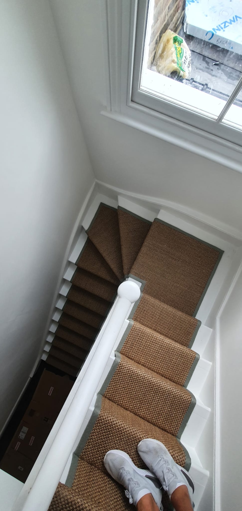 Fibre Carpets Sisal Bengal Raj installation in St John's Wood-2