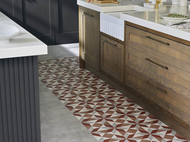 Amtico Decor Victorian Star Edison Dark Grey