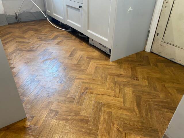 Amtico Form Carved Oak Installation in Balham