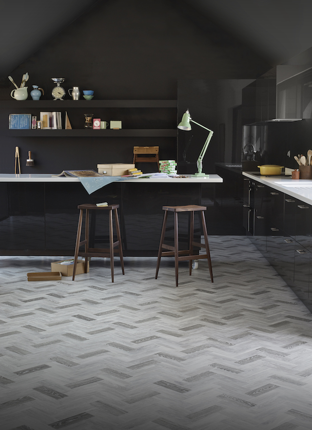 Amtico Signature Alchemy Atmosphere AR0D1402 - Flag Stone, Luxury Vinyl Tile (LVT) Flooring, Wood Flooring, close-up