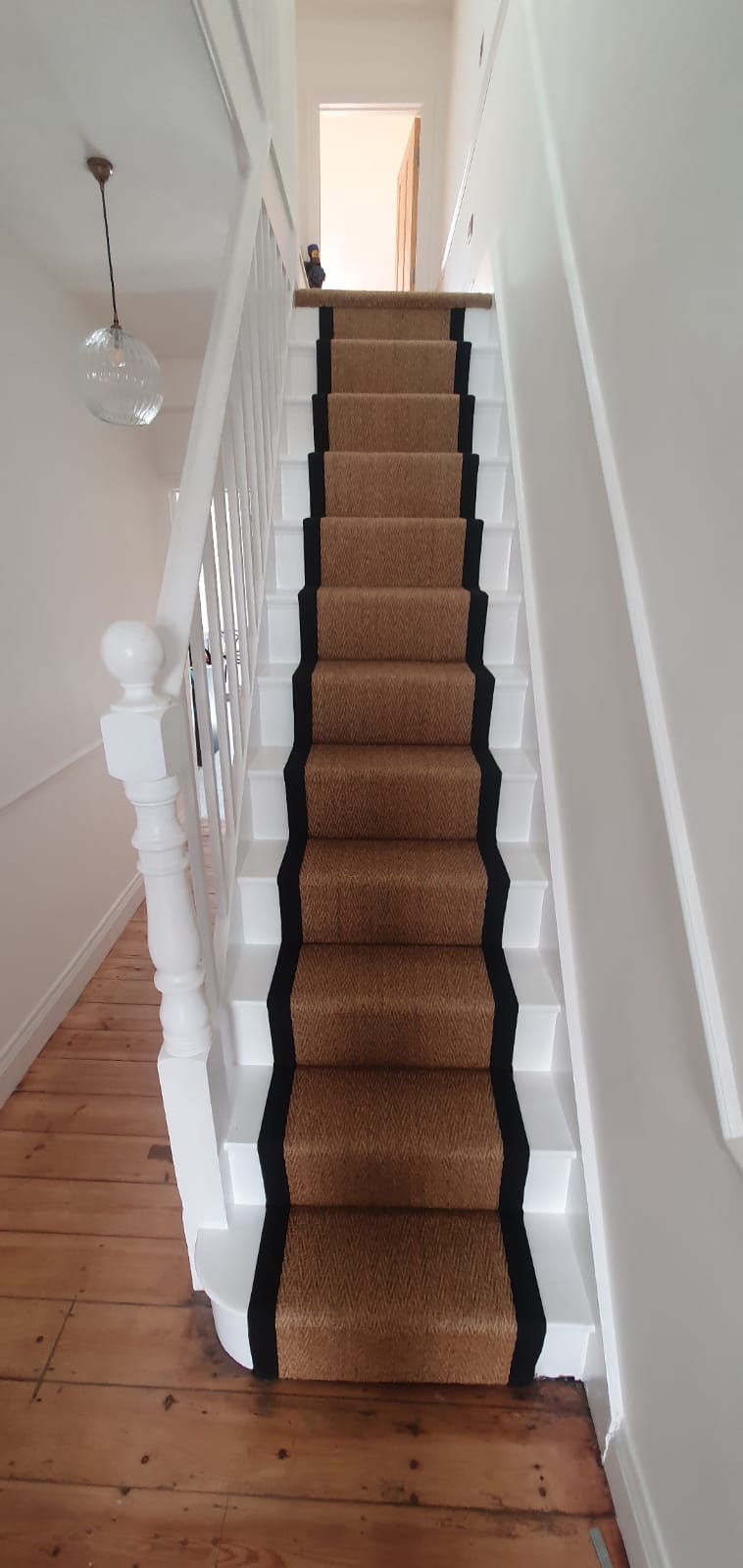 Fibre Carpets Sisal Bengal Raj installation in Hampstead-0