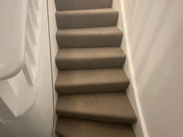 Fibre Carpets Small Boucle Bracken Installation in Earls Court