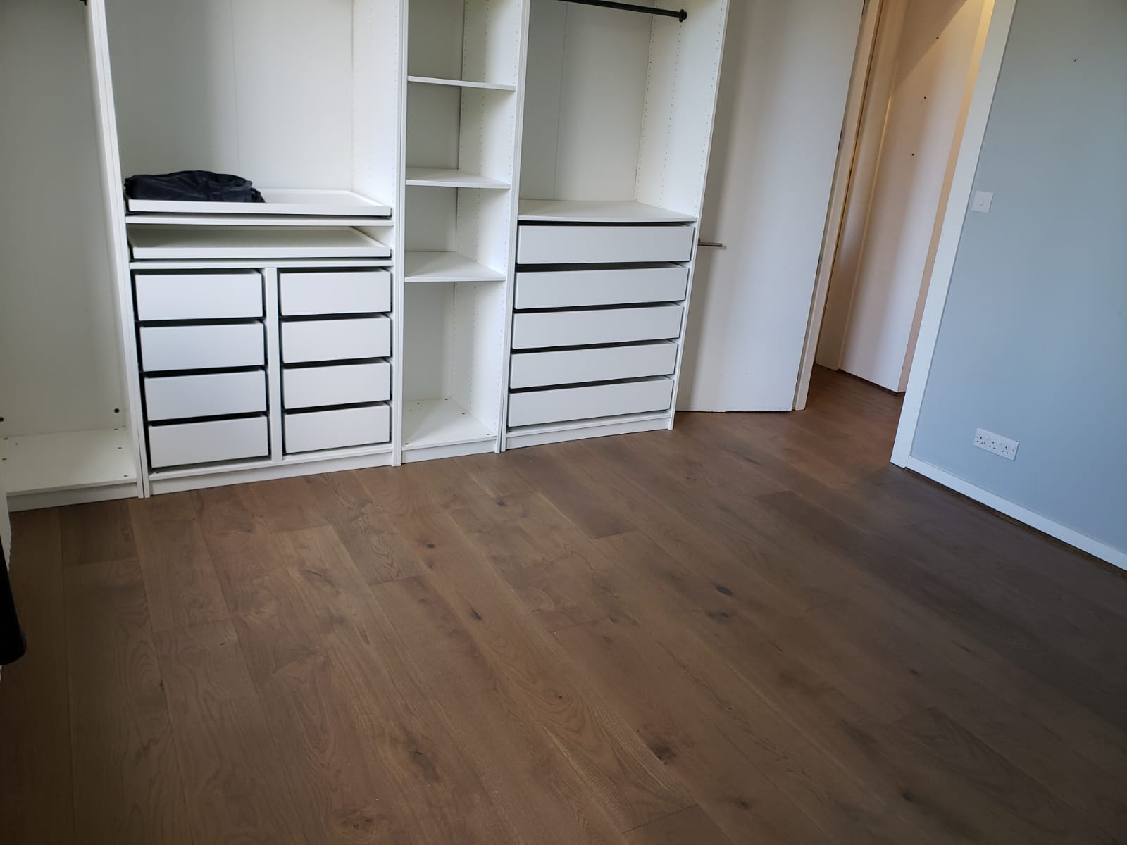 Staki Walnut Rustic wood flooring installation in Hammersmith-2