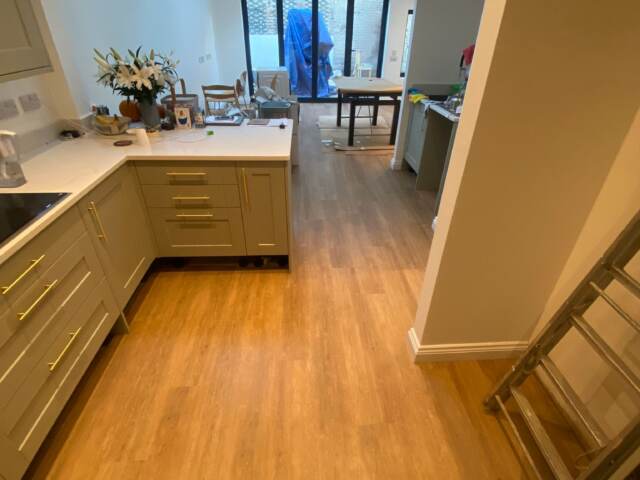 Amtico Spacia Limewood Natural installation in Fulham