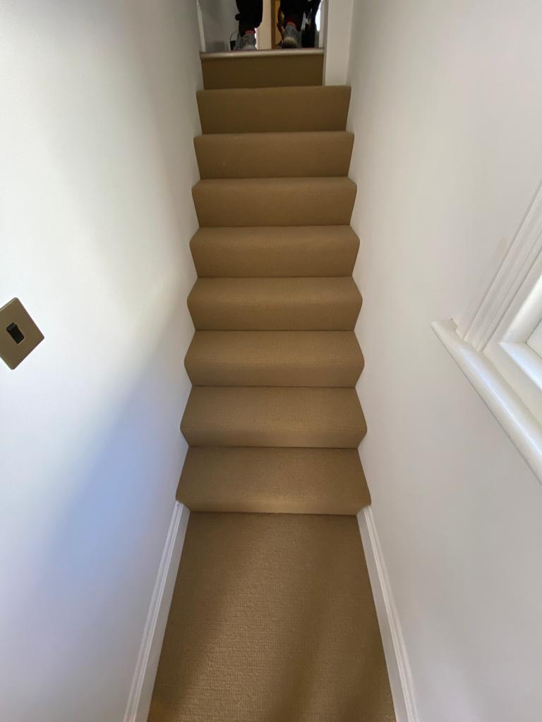 Cavalier Carpets Simply Natural Straw installation in Marylebone-0