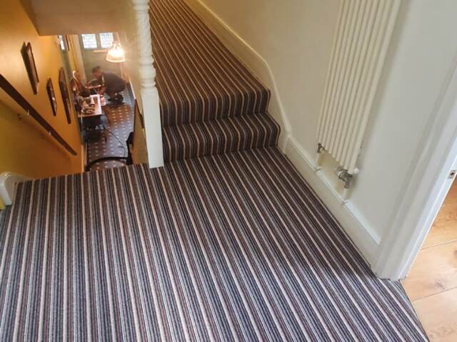 Crucial Trading Mississippi Russett carpet installation in Chelsea