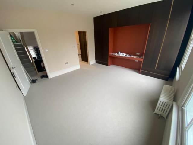 Elements London Roma Tusk carpet installation in Battersea