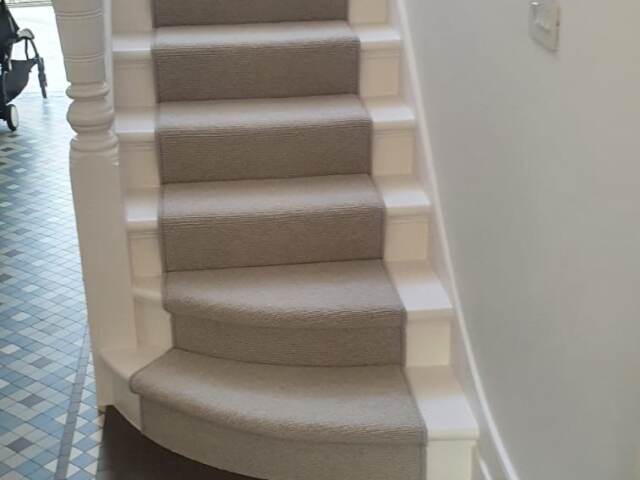 Fibre Carpets Seychelles Lagoon fitting in Croydon