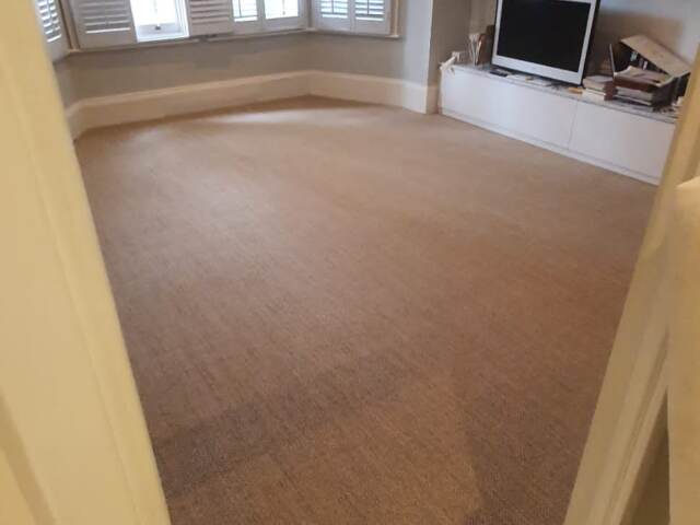 Fibre Carpets Sumatra Sisal installation in Islington