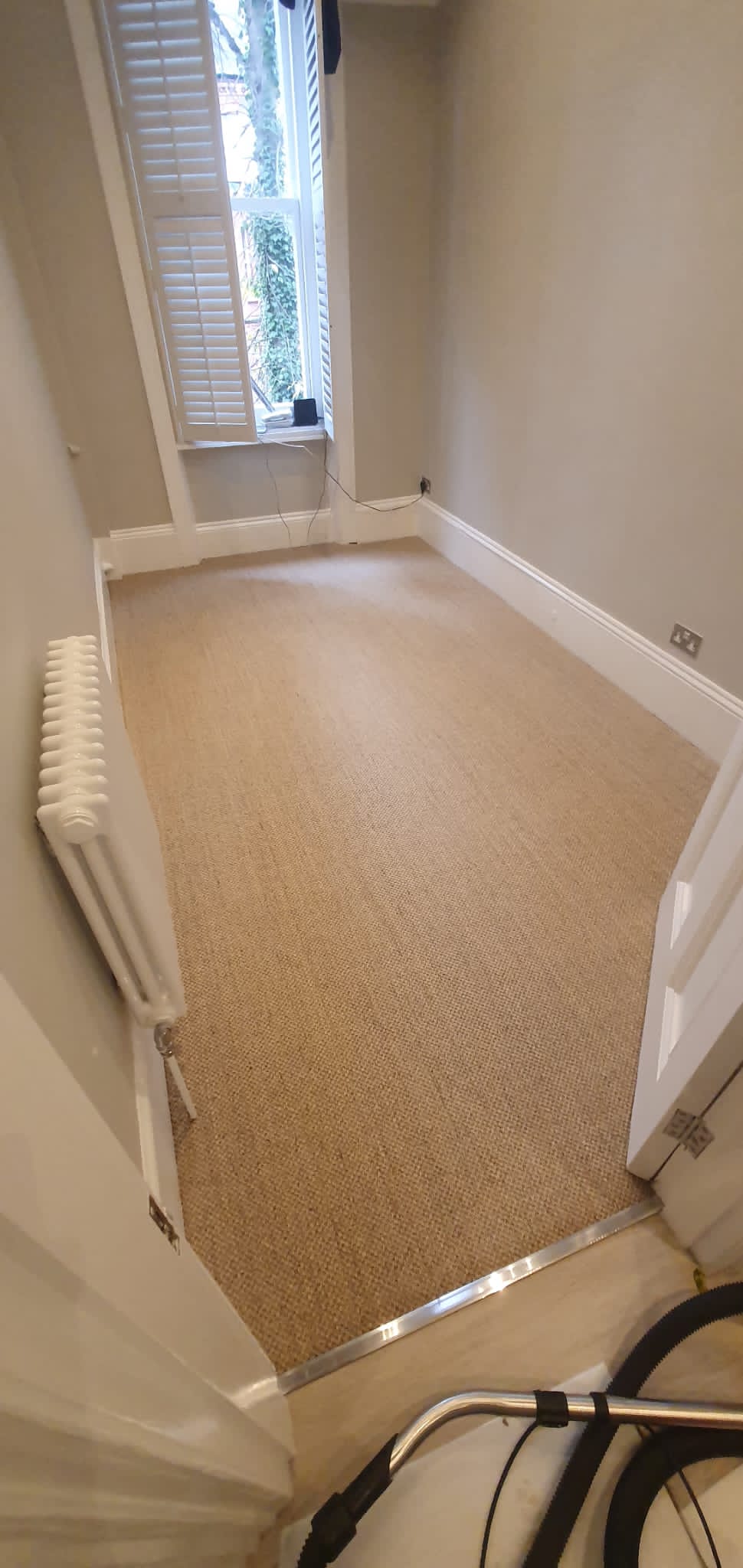 Fibre Carpets Sumatra Sisal installation in Islington-1