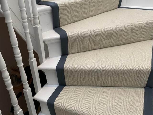 Hammer Carpets Natural Weave installation in Ealing