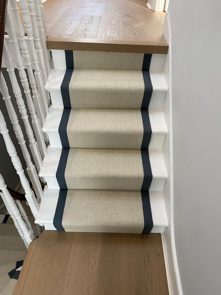 Hammer Carpets Natural Weave installation in Ealing-2