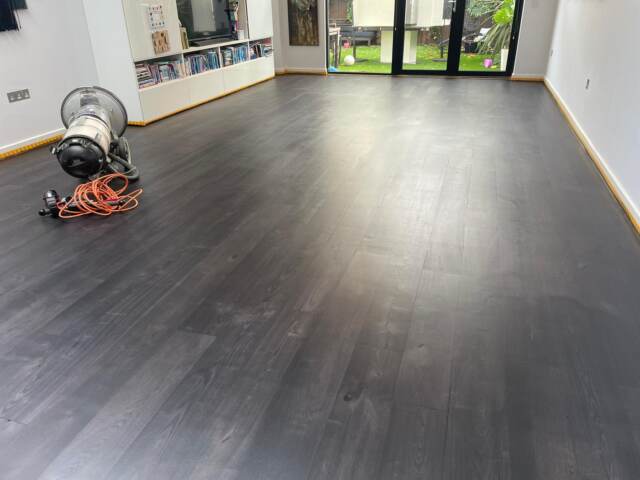 Sanding & Sealing Wooden Flooring in Knightsbridge