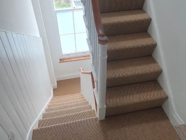 Unnatural Flooring New England Stanford NE6003 carpet installation in Chiswick