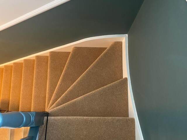 Brintons Twist Barley carpet installation in Lambeth