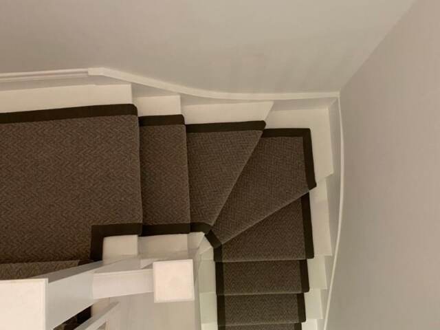 Brockway Carpets Natural Tweed installation in Pimlico