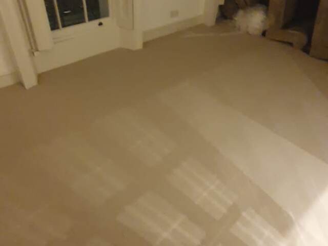 Clarendon Carpets Mayfair Loop Shale installation in Balham