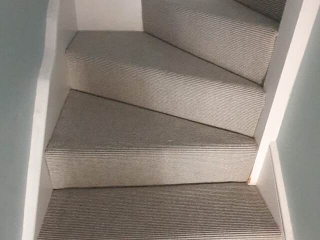 Fibre Carpets Flatweave Classics Small Boucle Pearl installation in Docklands