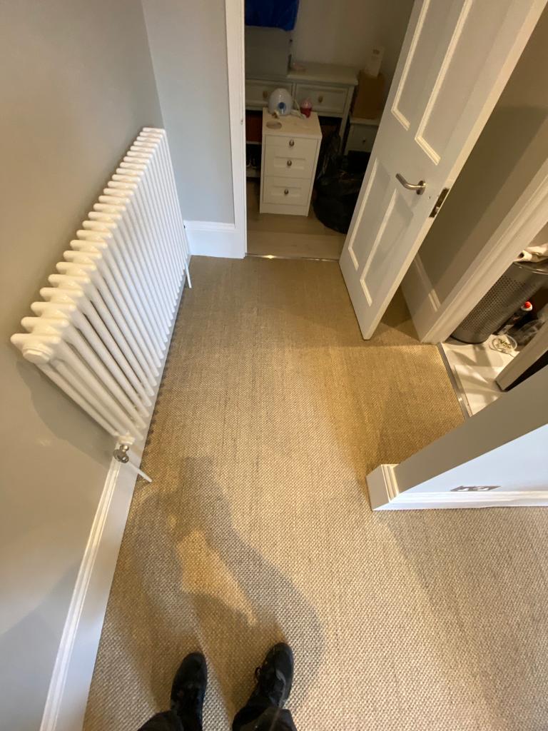 Fibre Carpets Sumatra Sisal installation in Hammersmith-2