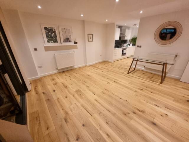 Hermosa Wood Flooring Alma Installation In Canary Wharf