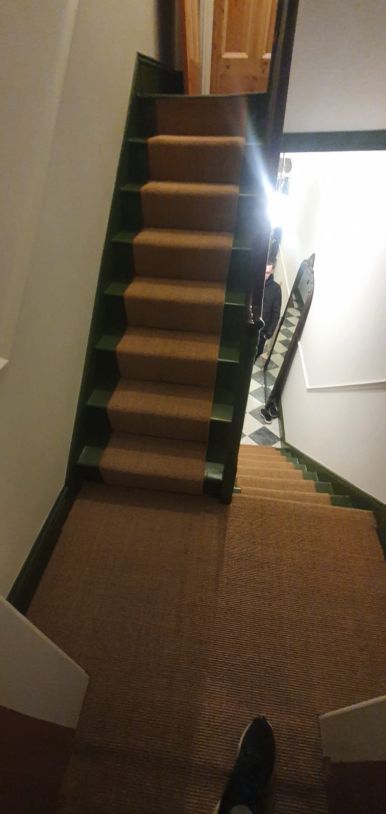 Kersaint Cobb Sisal Mini Boucle Cognac installation in Pimlico-2