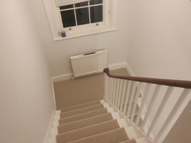 Westex Flooring Natural Loop Briar Coffee carpet installation in Lambeth