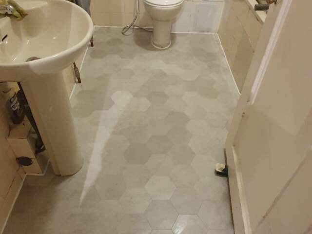Amtico Form Hex installation in Wimbledon