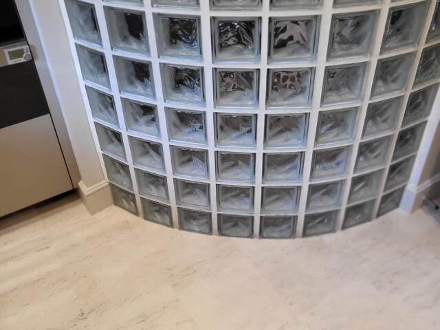 Amtico Signature Honed Limestone installation in Ealing