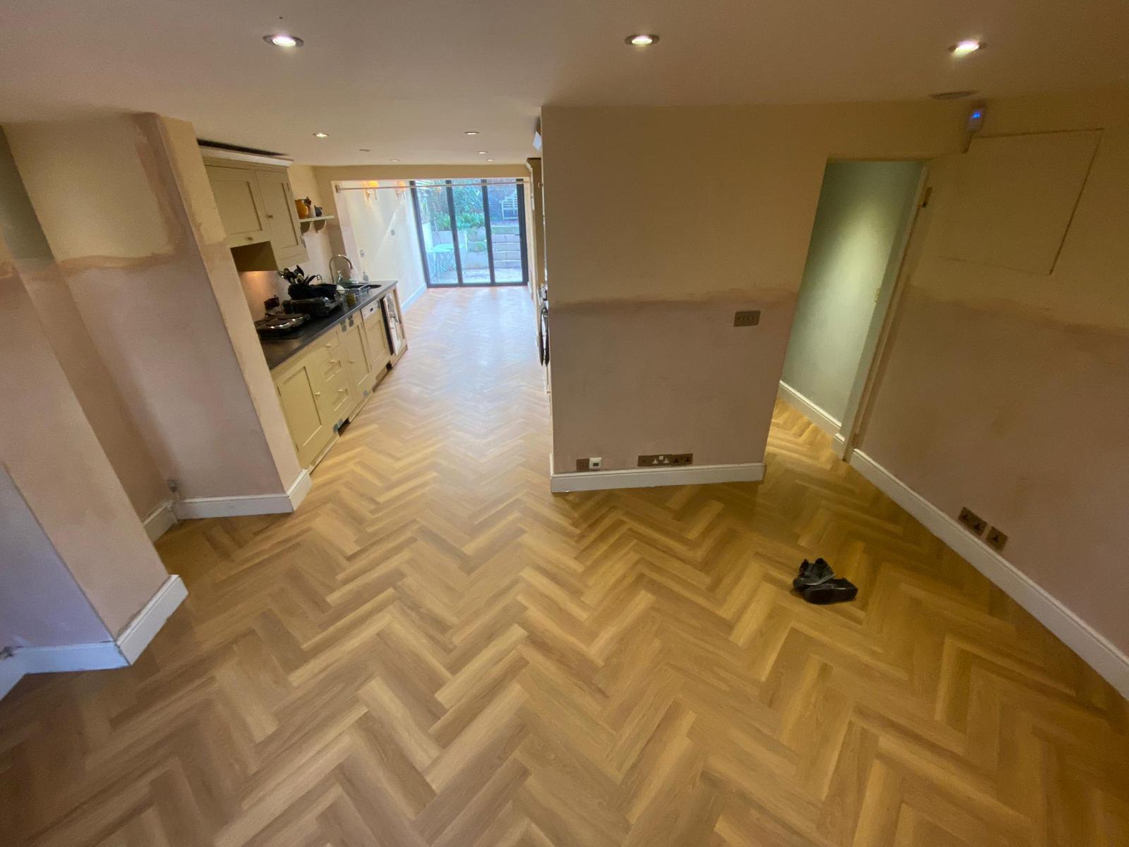 Amtico Spacia Honey Oak installation in Southwark-0