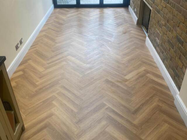 Amtico Spacia Honey Oak installation in Southwark