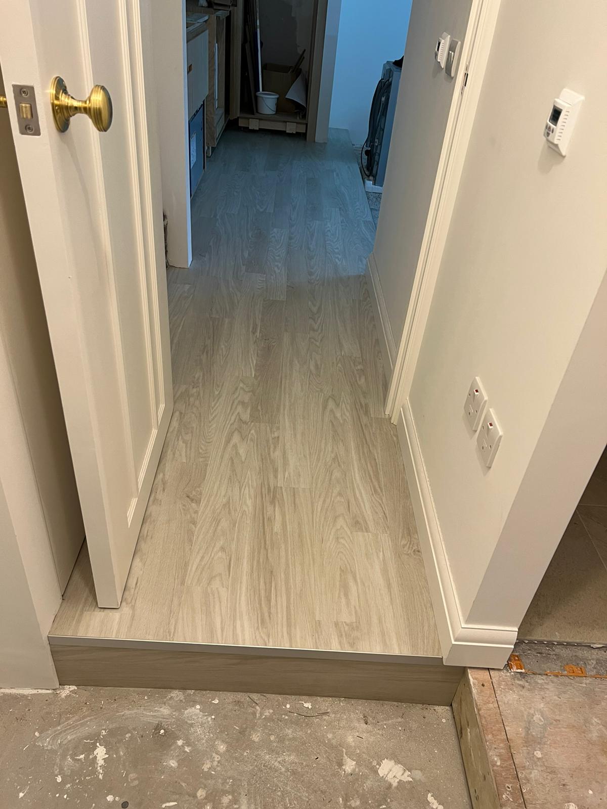 Amtico Spacia White Oak installation in Belgravia-1