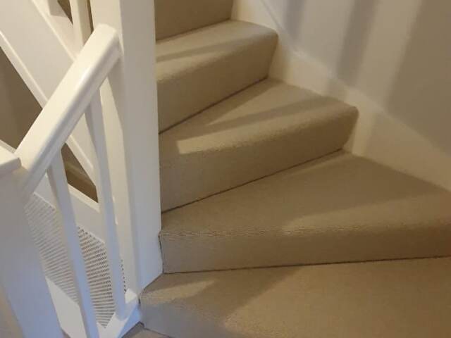 Clarendon Carpets Mayfair Tusk installation in Battersea