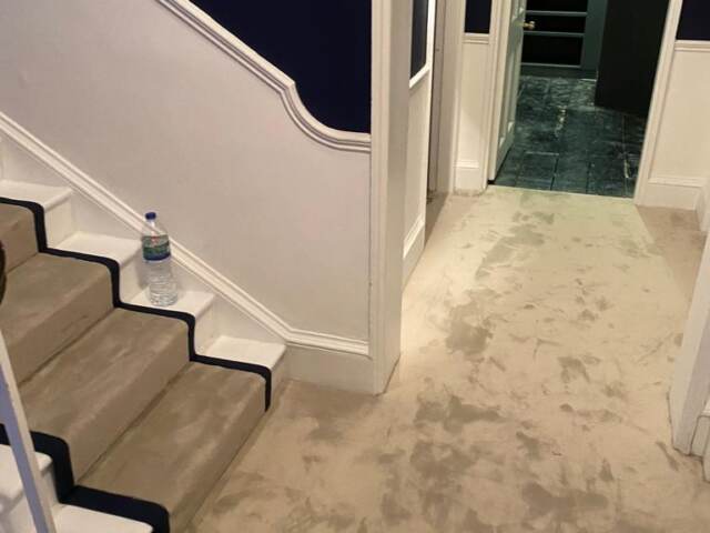 Fibre Carpets Wool Serenity Halcyon Ekeroth installation in Borough