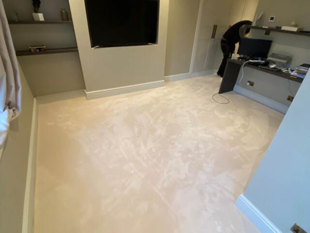 Westex Flooring Silken Velvet Chic Frost carpet installation in Chiswick