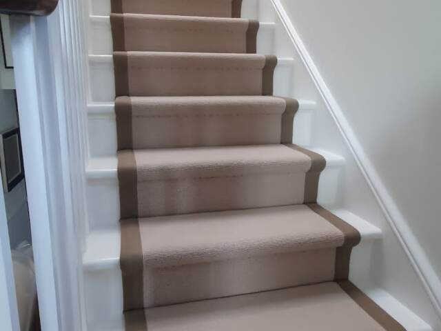 Cormar Carpets Avebury Plain Westbury Cord installation in Chiswick