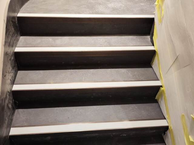 Marmoleum Concrete Cosmos installation in Kings Cross