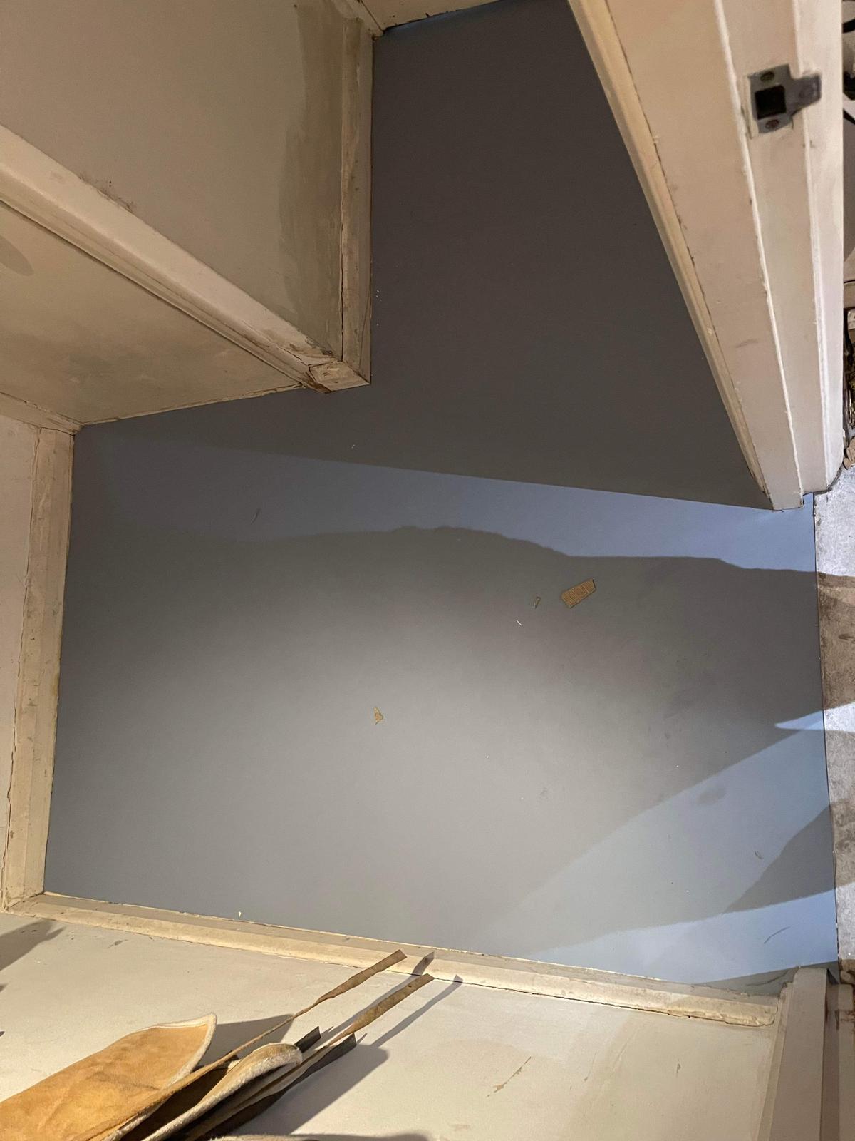 Marmoleum Walton Vintage Blue installation in Chelsea-2