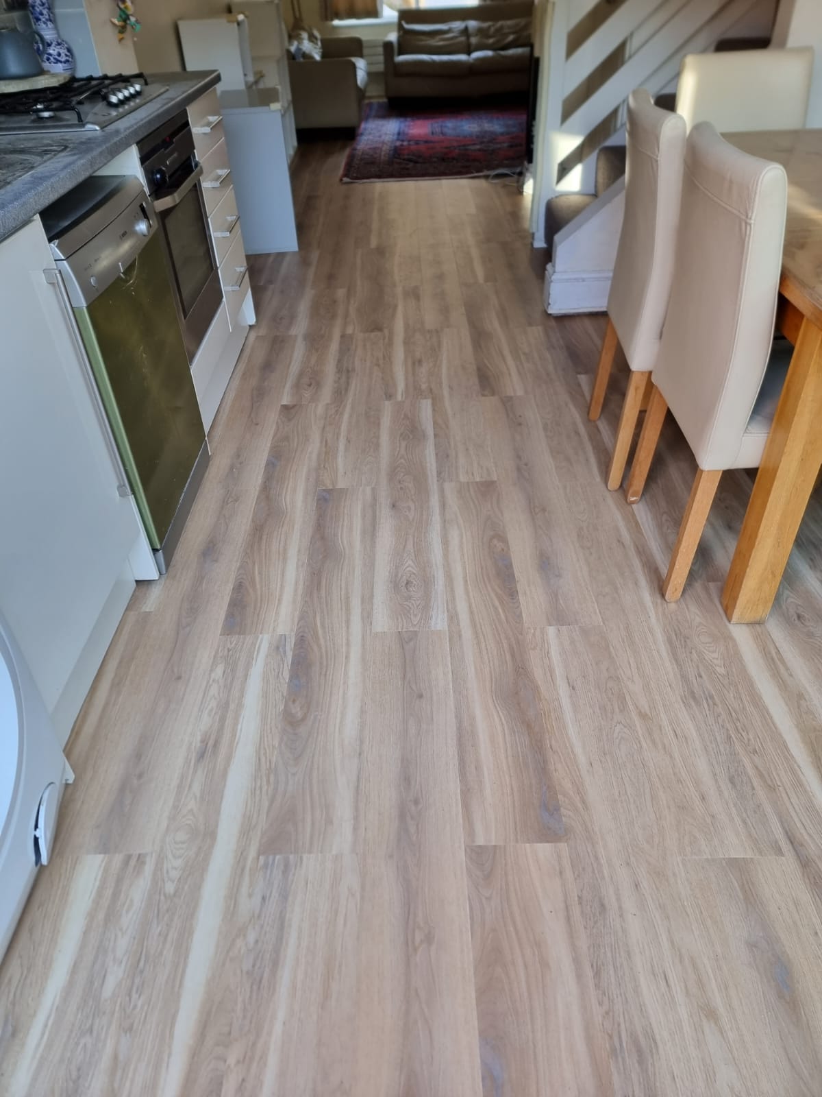 Amtico Spacia Carriage Oak installation in Marylebone-2