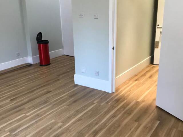 Amtico Spacia Eden Oak installation in Earls Court