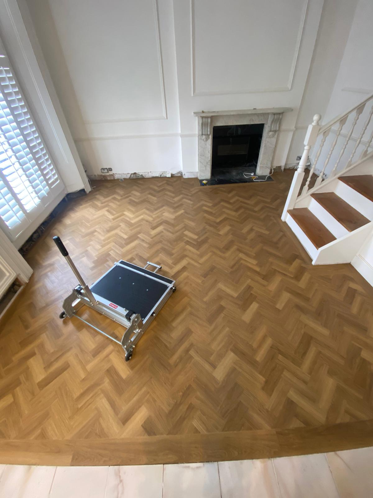 Amtico Spacia Honey Oak installation in Chelsea-1