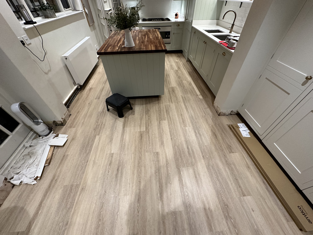 Amtico Spacia Muted Oak installation in Docklands-1