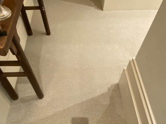Best Wool Carpets Savannah Roseda installation in Mayfair