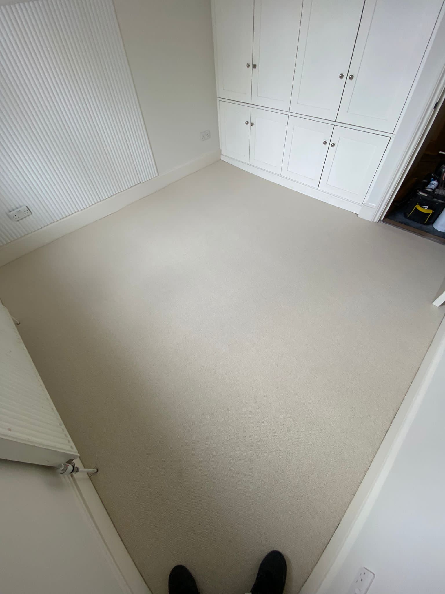 Clarendon Carpets Mayfair Ivory installation in Lambeth-1