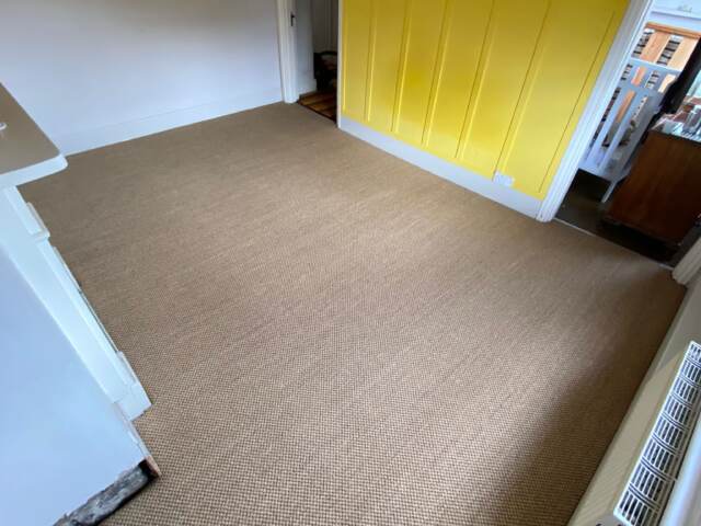 Fibre Carpets Sisal Bengal Raj installation in Notting Hill