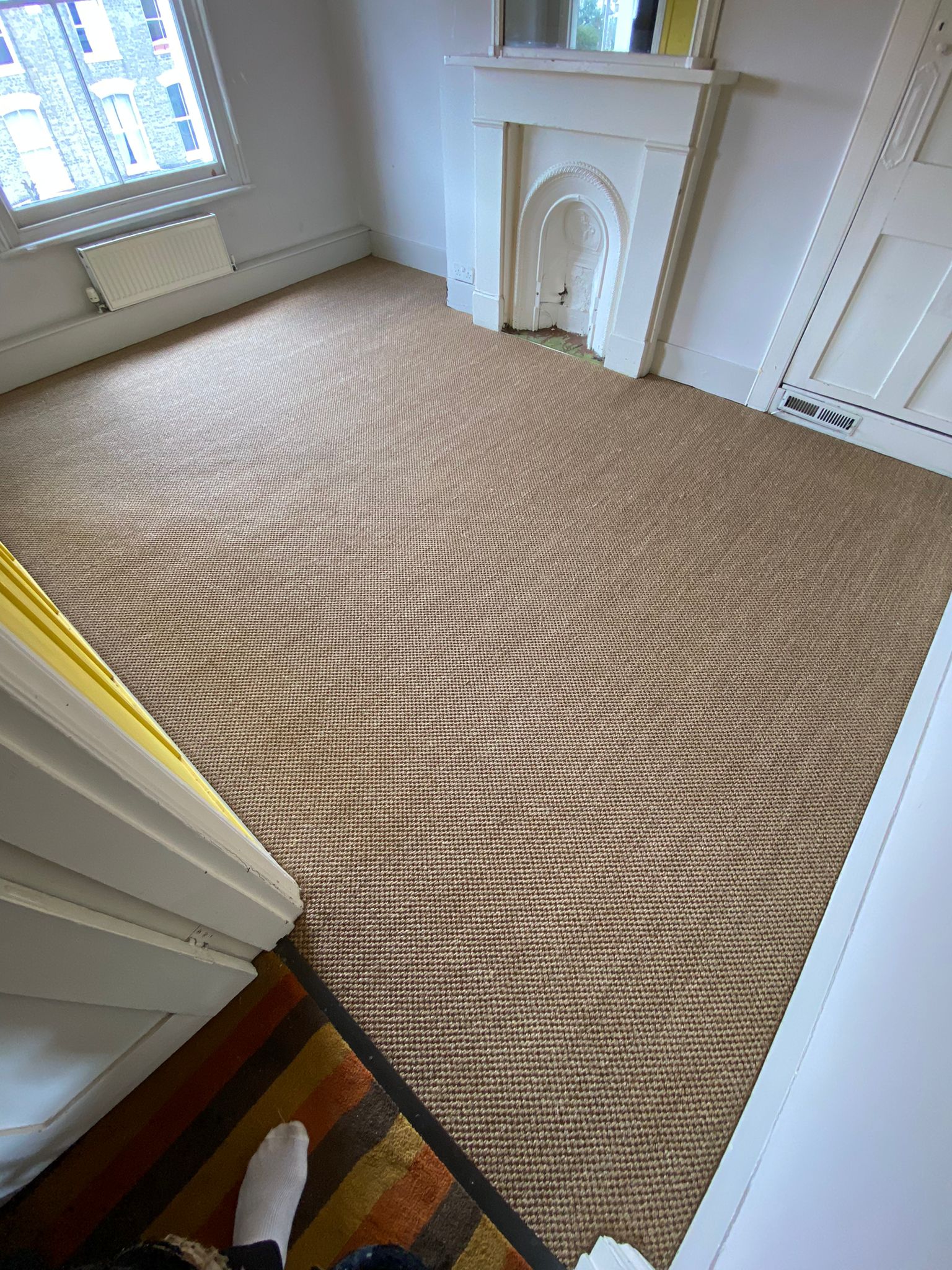 Fibre Carpets Sisal Bengal Raj installation in Notting Hill-2