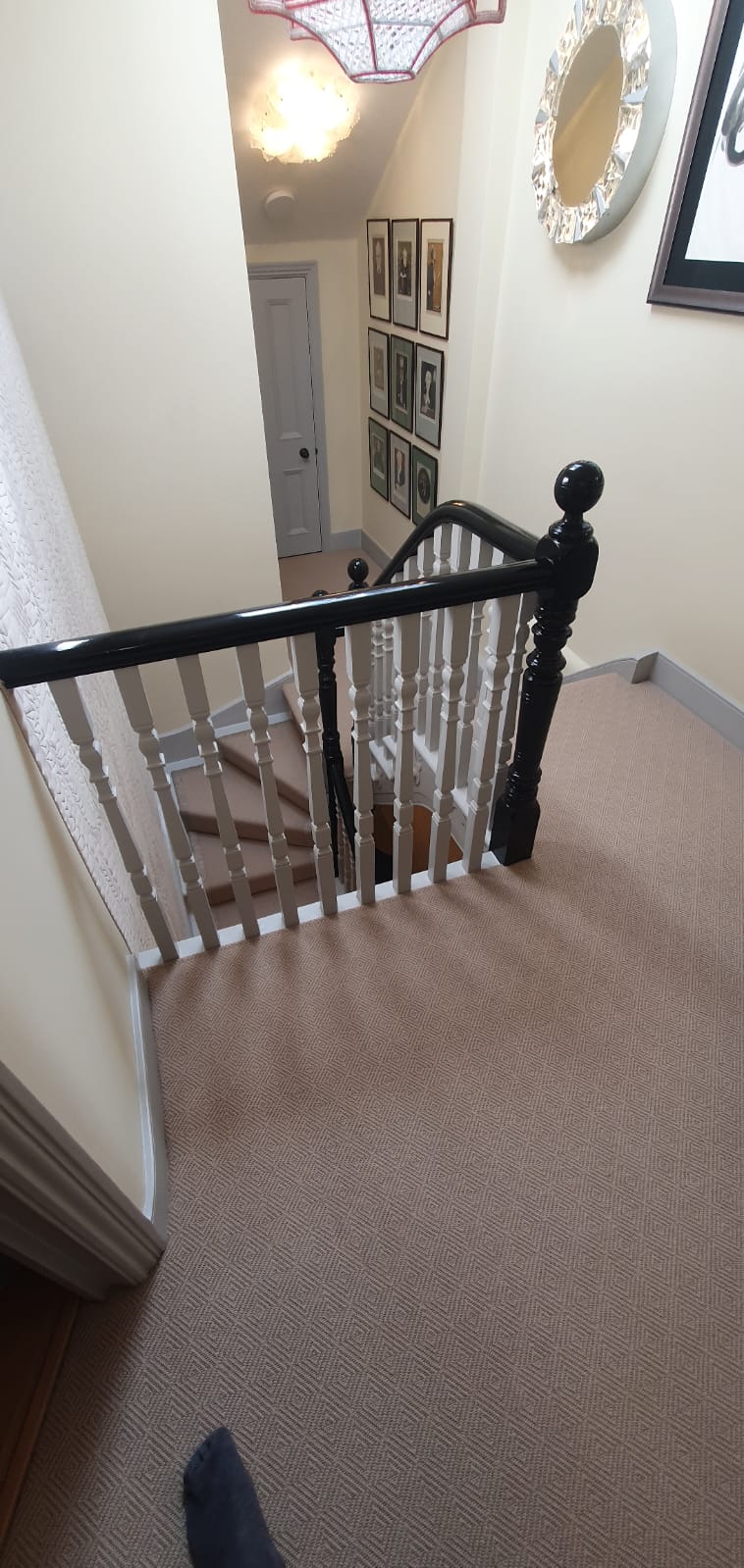 Fibre Carpets Wool Paragon Tiffany installation in Pimlico-1